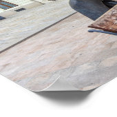 Napoleon Soldier Statue in Bratislava, Slowakei Poster (Ecke)