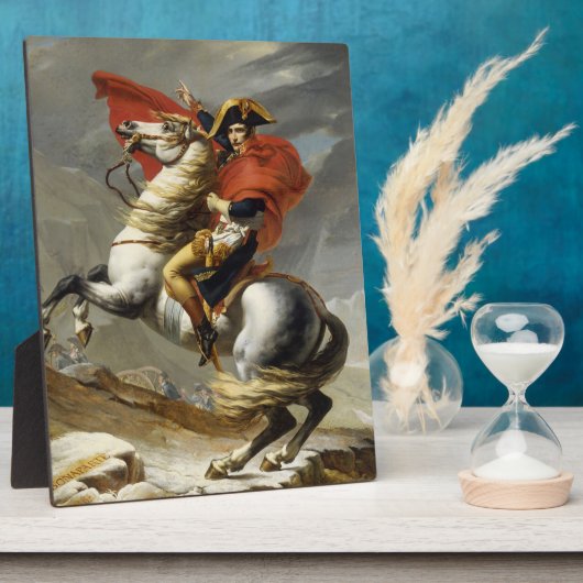 Napoleon über den Grand Saint-Bernard-Pass Fotoplatte (Seite)