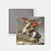 Napoleon über den Grand Saint-Bernard-Pass Magnet (Vorderseite/Rückseite)
