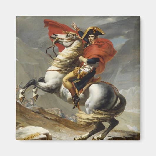 Napoleon über den Grand Saint-Bernard-Pass Magnet (Vorne)