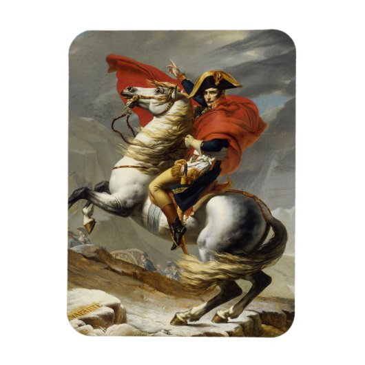 Napoleon über den Grand Saint-Bernard-Pass Magnet (Vertikal)