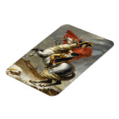Napoleon über den Grand Saint-Bernard-Pass Magnet (Linke Seite)