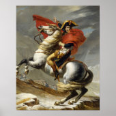 Napoleon über den Grand Saint-Bernard-Pass Poster (Vorne)