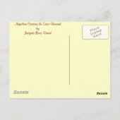 Napoleon über den Saint Bernard Postkarte (Rückseite)