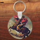 Napoleon über den Saint Bernard Schlüsselanhänger (Vorderseite)