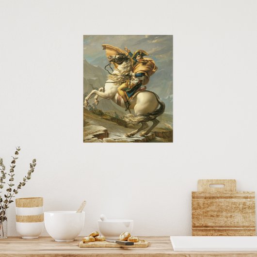 Napoleon über die Alpen am St. Bernard Poster (Küche)