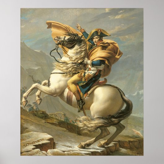 Napoleon über die Alpen am St. Bernard Poster (Vorne)