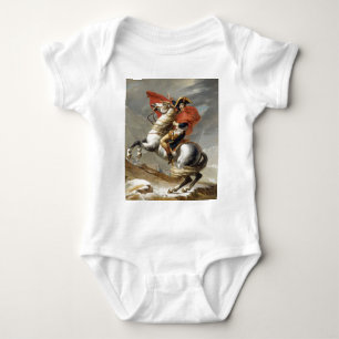 Napoleon über die Alpen - Jacques-Louis David Baby Strampler