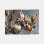 Napoleon über die Alpen, Jacques-Louis David Fleecedecke (Vorderseite (Horizontal))