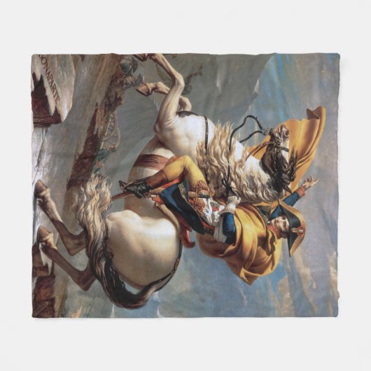 Napoleon über die Alpen, Jacques-Louis David Fleecedecke (Vorderseite (Horizontal))