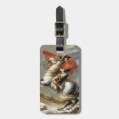 Napoleon über die Alpen - Jacques-Louis David Gepäckanhänger (Vorderseite vertikal)