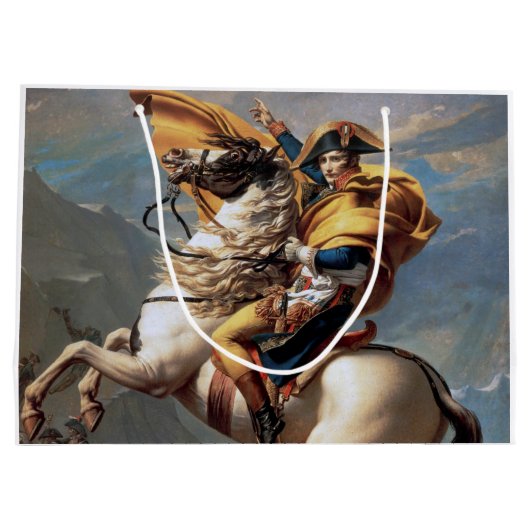 Napoleon über die Alpen, Jacques-Louis David Große Geschenktüte (Rückseite)
