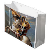 Napoleon über die Alpen, Jacques-Louis David Große Geschenktüte (Vorderseite Schrägansicht)