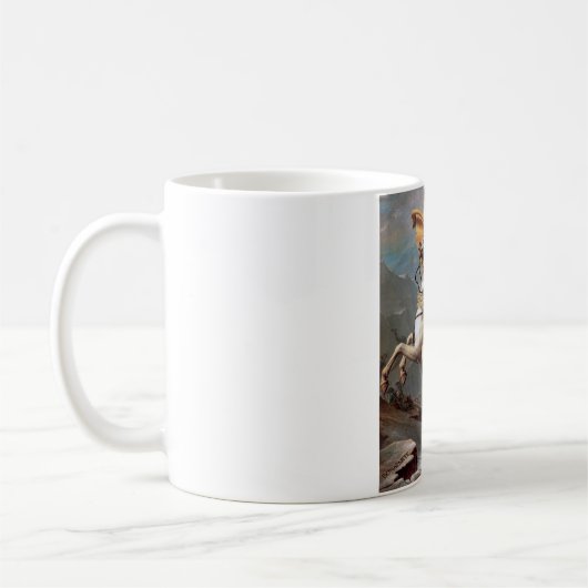 Napoleon über die Alpen, Jacques-Louis David Kaffeetasse (Links)