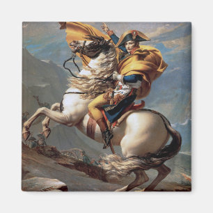Napoleon über die Alpen, Jacques-Louis David Magnet