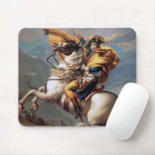 Napoleon über die Alpen, Jacques-Louis David Mousepad (Mit Mouse)