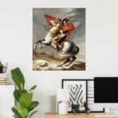 Napoleon über die Alpen - Jacques-Louis David Poster (Heimbüro)