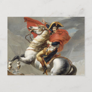 Napoleon über die Alpen - Jacques-Louis David Postkarte