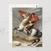 Napoleon über die Alpen - Jacques-Louis David Postkarte (Vorne/Hinten)