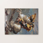 Napoleon über die Alpen, Jacques-Louis David Puzzle (Horizontal)