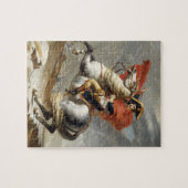 Napoleon über die Alpen - Jacques-Louis David Puzzle (Horizontal)