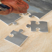 Napoleon über die Alpen - Jacques-Louis David Puzzle (Seite)