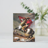 Napoleon über die Alpen Postkarte (Stehend Vorderseite)