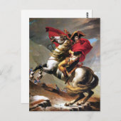 Napoleon über die Alpen Postkarte (Vorne/Hinten)