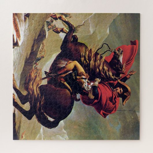 Napoleon über die Alpen Puzzle (Horizontal)
