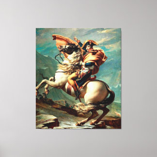 Napoleon über die Alpen von Jacques-Louis David Leinwanddruck