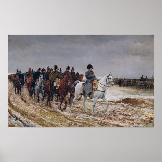 Napoleon über die Kampagne 1814, 1864 Poster (Vorne)