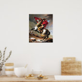 Napoleon überquert das Alpenposter Poster (Küche)