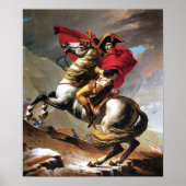 Napoleon überquert das Alpenposter Poster (Vorne)
