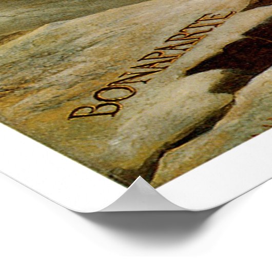 Napoleon überquert die Alpen 1800 Art Print Poster (Ecke)