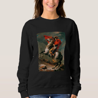Napoleon überquert die Alpen Gemälde von Jacques-L Sweatshirt