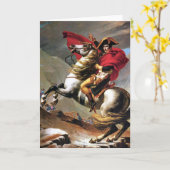 Napoleon überquert die Alpen Grußkarte Karte (Gelbe Blume)