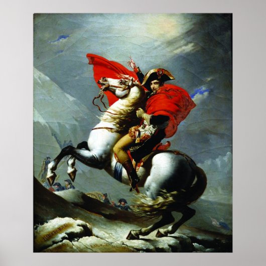Napoleon überquert die Alpen (Perfekte Qualität) Poster (Vorne)