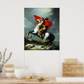 Napoleon überquert die Alpen (Perfekte Qualität) Poster (Küche)