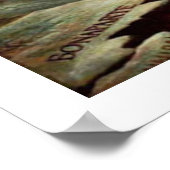 Napoleon überquert die Alpen Poster (Ecke)