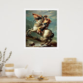 Napoleon überquert die Alpen Poster (Küche)
