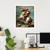 Napoleon überquert die Alpen Poster (Heimbüro)