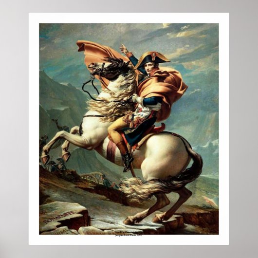 Napoleon überquert die Alpen Poster (Vorne)