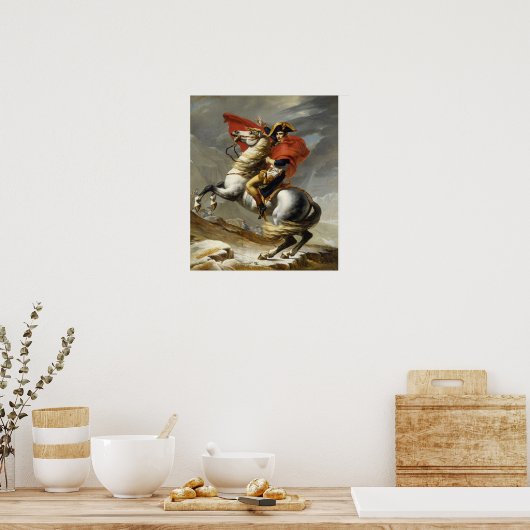 Napoleon überquert die Alpen Poster (Küche)