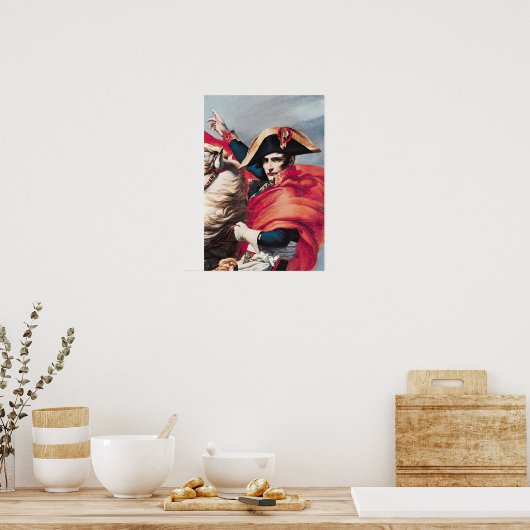 Napoleon überquert die Alpen Poster (Küche)