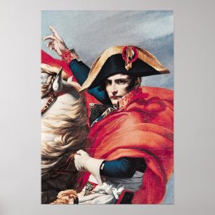 Napoleon überquert die Alpen Poster