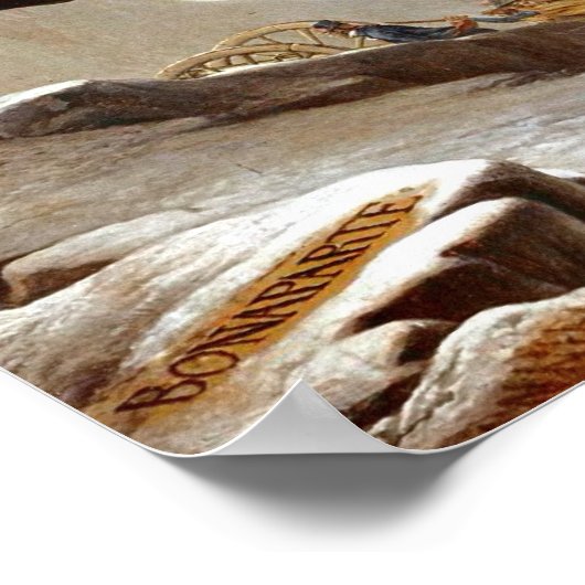 Napoleon überquert die Alpen Poster (Ecke)