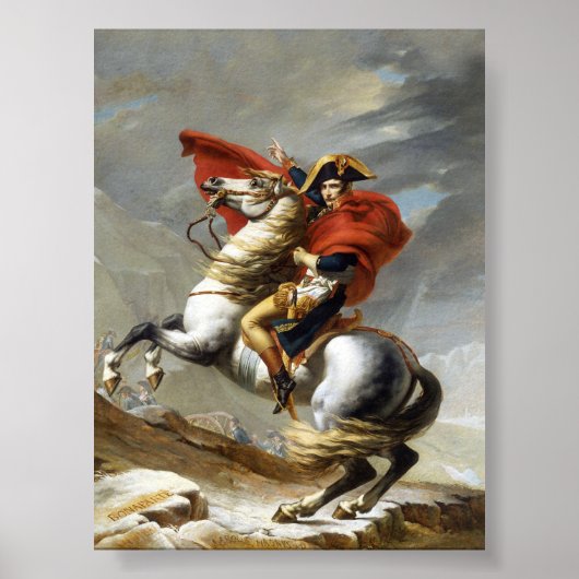 Napoleon überquert die Alpen Poster (Vorne)