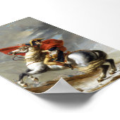 Napoleon überquert die Alpen Poster (Ecke)
