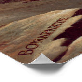 Napoleon überquert die Alpen Poster (Ecke)