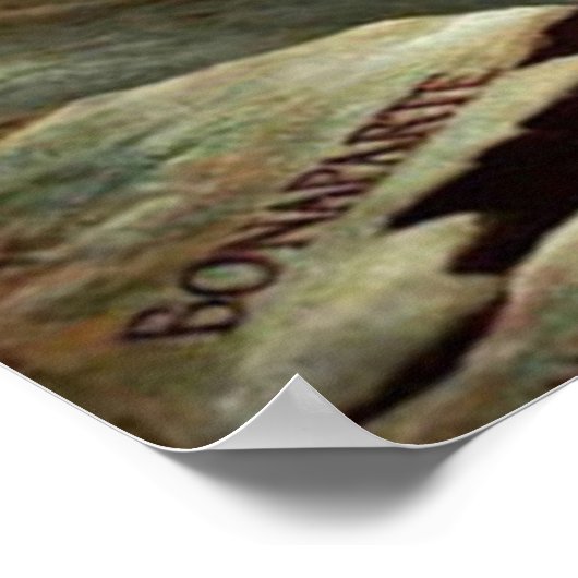 Napoleon überquert die Alpen Poster (Ecke)